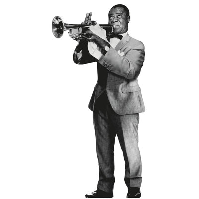 Louis Armstrong Cardboard Standup