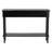 Laura Baxton Studio Malinda Classic Black Wood 2-Drawer Console Table With Spindle Legs-668574724