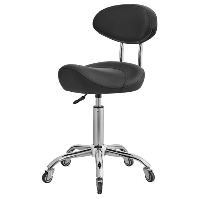 Swivel Upholstered Bar Stool with Steel Frame