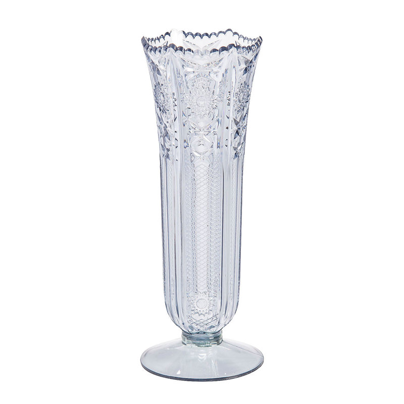 Gyrite Table Vase, White