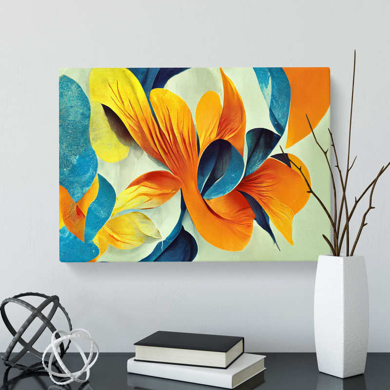 Flowers Abstract Vol.1 - Wrapped Canvas, 40cm H x 60cm W x 3cm D