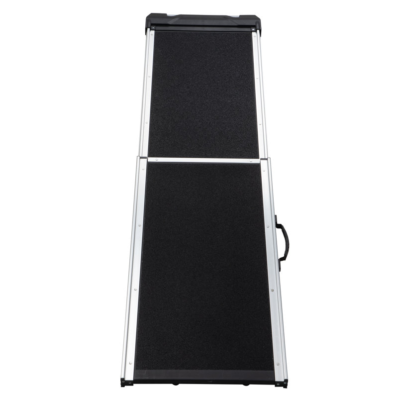 Rampe pliante pour chien en aluminium pour voiture avec tapis antidérapants, échelle pour rampe pour animaux