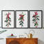 Art de Noël des Fêtes de Noël - Toile tendue avec châssis sur mesure - 3 pièces-11298641-11298643