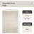 Washable 8'X10' Beige Gradient Printed Area Rug - Non-Slip Stain Resistant Foldable Rug For Living Room Bedroom, Machine Washable Rug-168567016-168567017