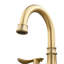 Double Handle Bathroom Sink Faucet with Drainer-154656674