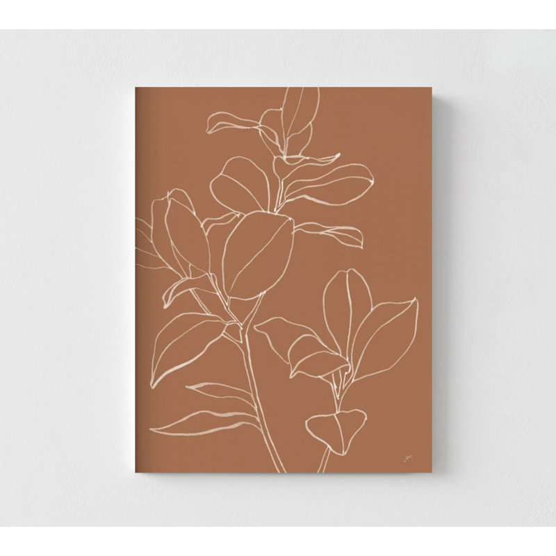 Reproduction de fleurs encadrées, impression de dessin au trait floral, dessin de fleurs orange, impressions de dessin floral, dessin au trait fleur, art mural surdimensionné