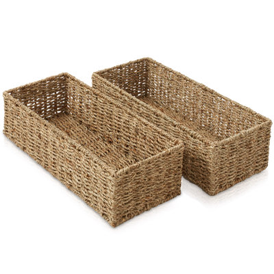 Casafield Seagrass Decorative Basket