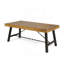 Table basse d'extérieur en bois d'acacia