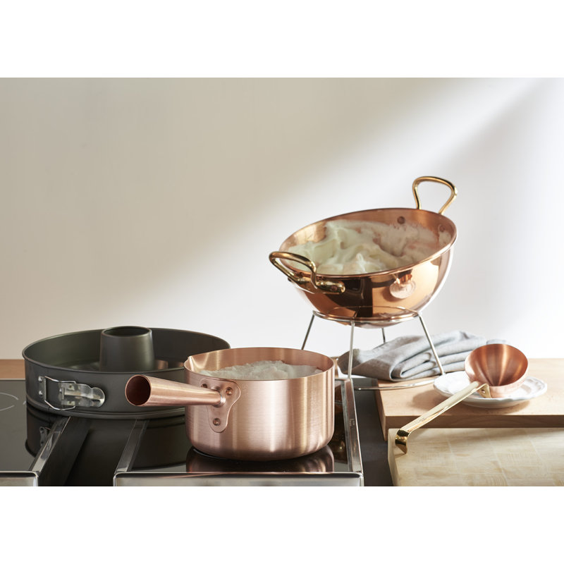 Mauviel M'PASSION Copper Ladle With Brass Handle, 3.5-In