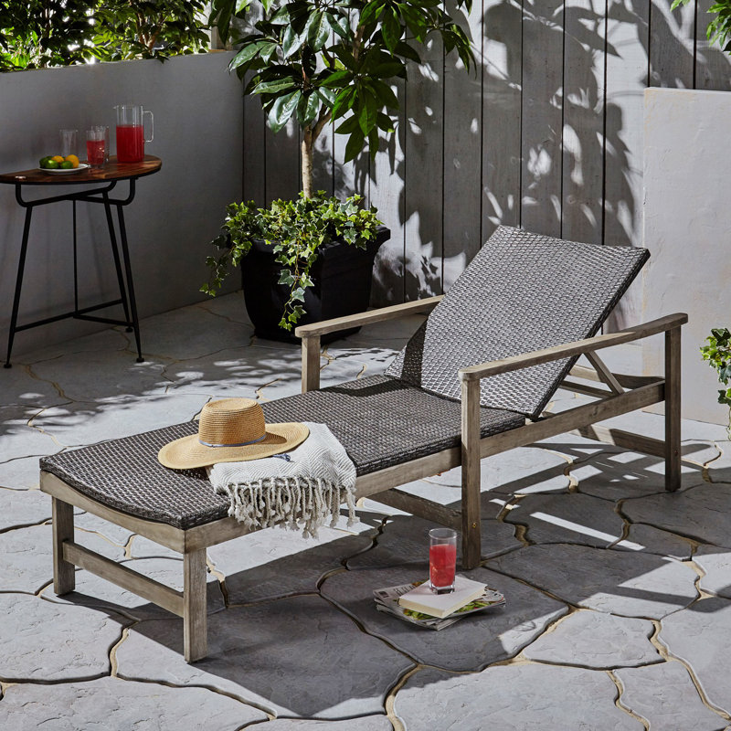 Chaise longue d'extérieur Eyvah