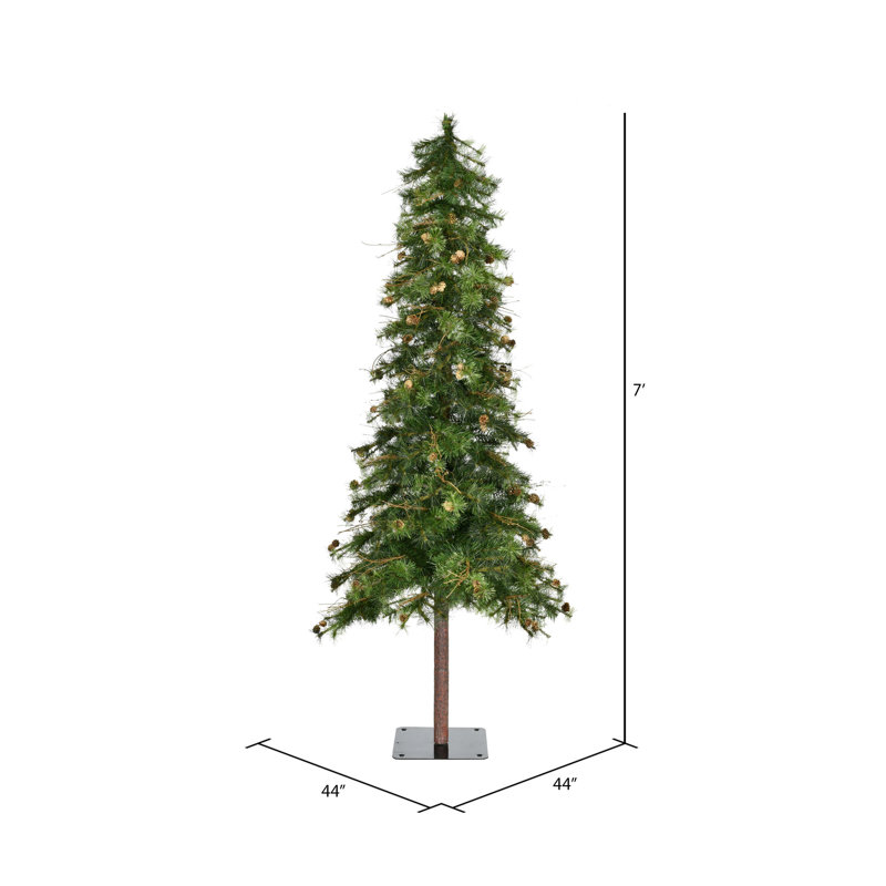 Andover Mills™ Mixed Country Pine Artificial Alpine Tree & Reviews ...