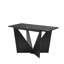 Arguelles Modern 79 In. Rectangular Dining Table With White Tempered Glass Table Top - Seats Up To 6