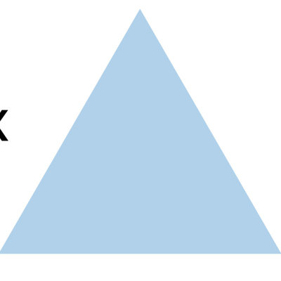 Décalcomanie murale motif triangle