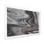 «Liquide Art Waves In Shades Of Black», reproduction sur toile flottante-2140831487-2140831459