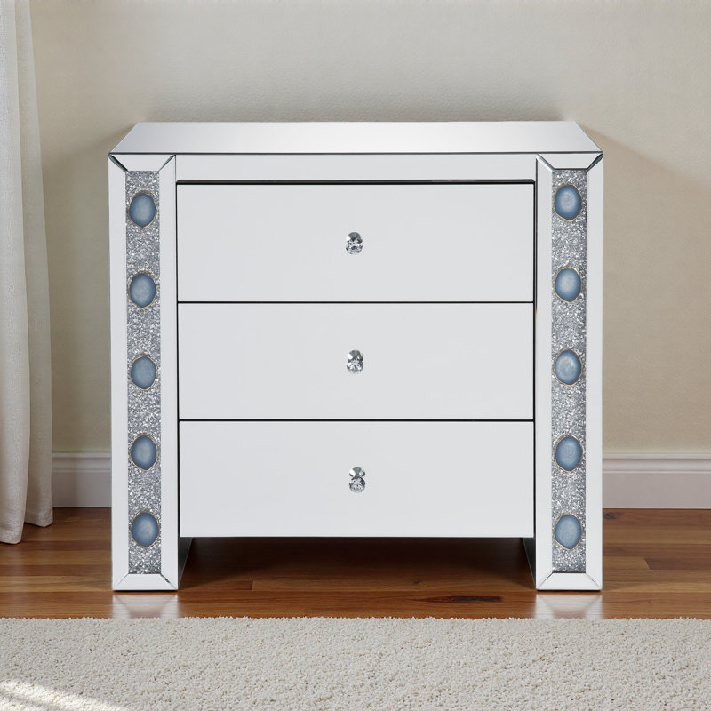 Console avec miroir et fausse agate (assemblée)