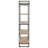 Bookshelf Wall Bookcase Storage Standing Shelf Solid Firwood and Steel-949045255