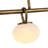 4-Light Linear Island Pendant - Legacy Brass
