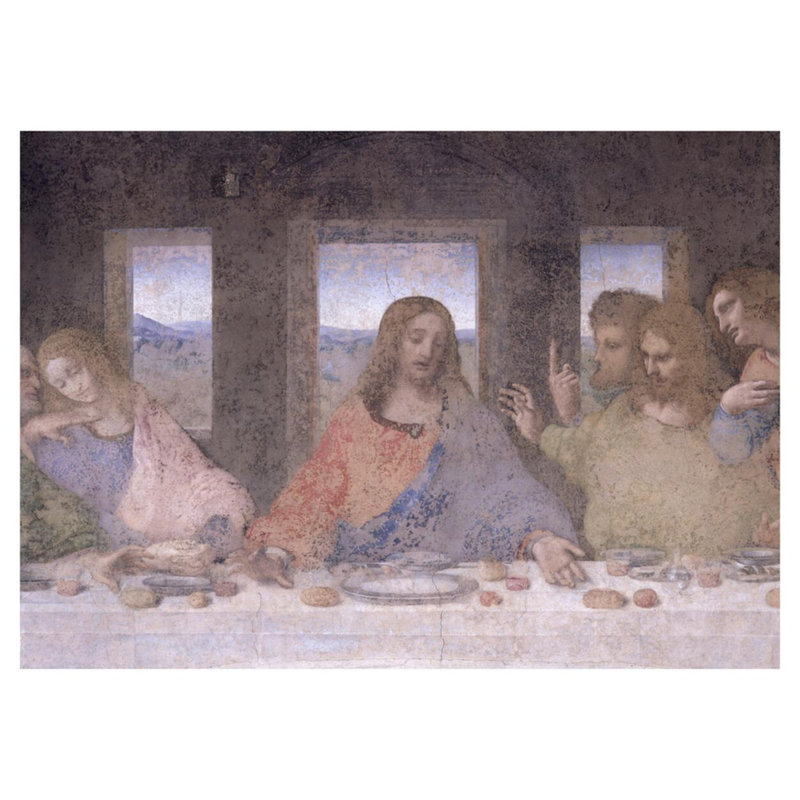 «The Last Supper» par Leonardo da Vinci - Estampe numérique, H 32 po x l 40 po