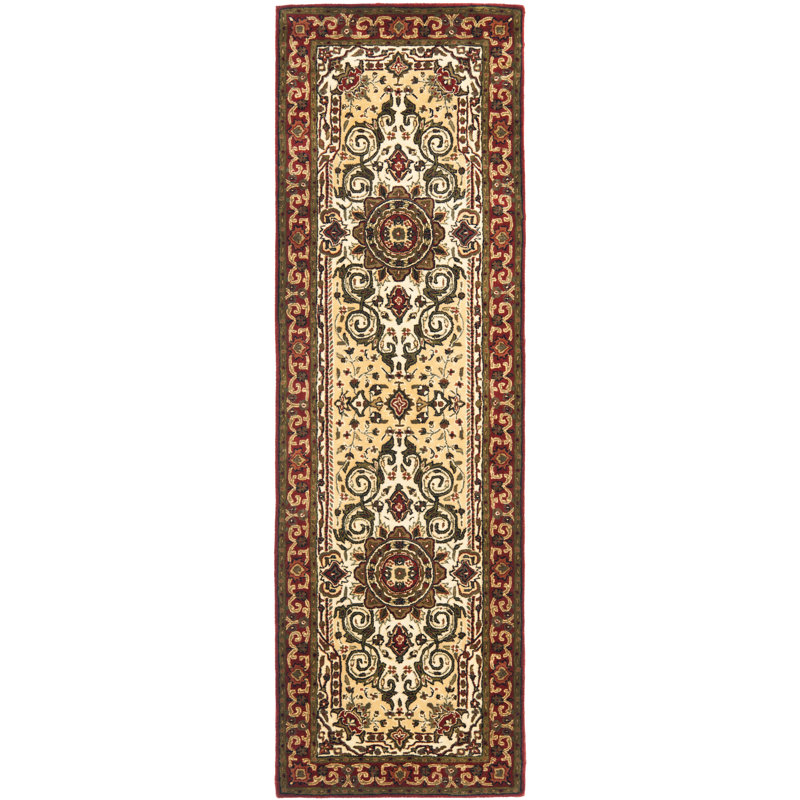 Evie Wool Pile Oriental Rug, Runner 2'6" x 8'