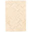 Tapis crème en laine tissé à plat à la main Prier