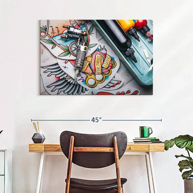 Senne Tattoo Essentials, 26" H x 39" W