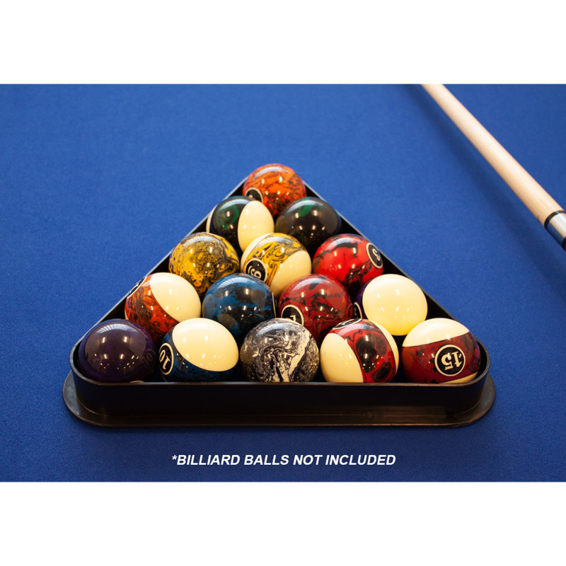 Porte-boules de billard en plastique style triangulaire à 8 boules Style