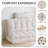 Corduroy Bean Bag Chair Tufted Folding Sofa Bed with Pillows-125405407-115034298