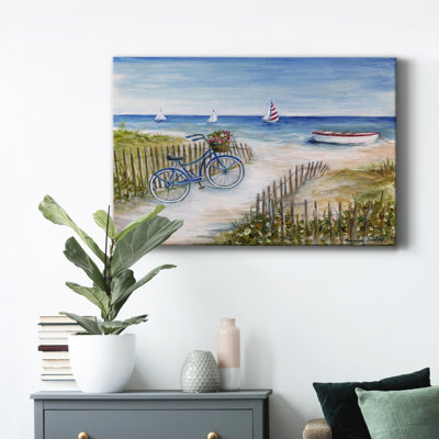" Beach Ride I " Painting Print