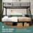 Black Twin XL Over Queen Bunk Bed-934174170-933611412