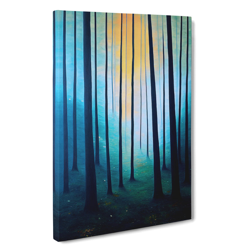 Gleaming Forest - Wrapped Canvas, 60cm H x 40cm W x 3cm D