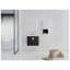 Meuble-lavabo mural 24 po avec lavabo en céramique et armoire d'appoint en châtaignier noir ou blanc-129885174