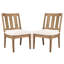 Ensemble de salle à manger rectangulaire pour 4 personnes 81,4 po Samya-101303967