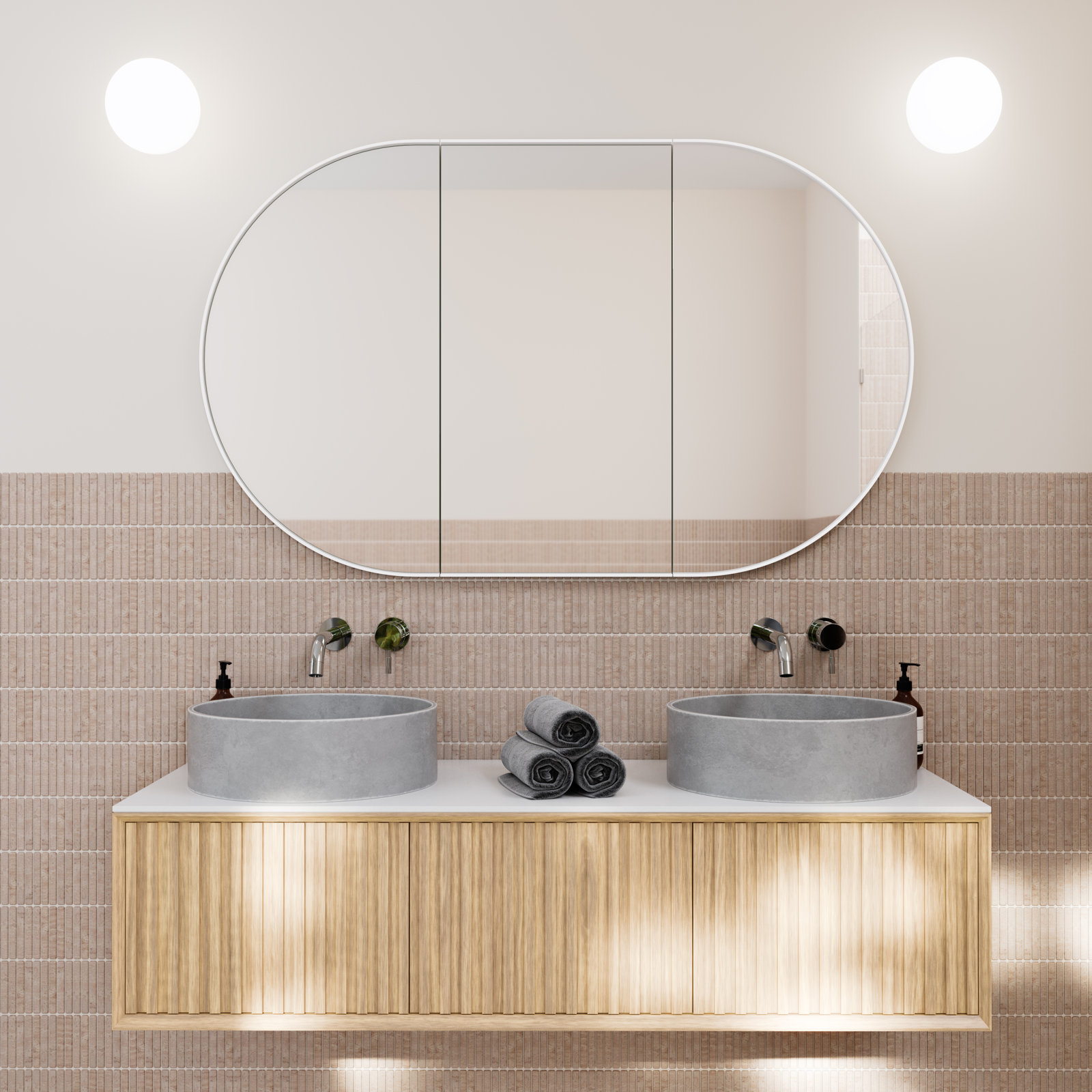 Nia Pill Recessed Medicine Cabinet, White