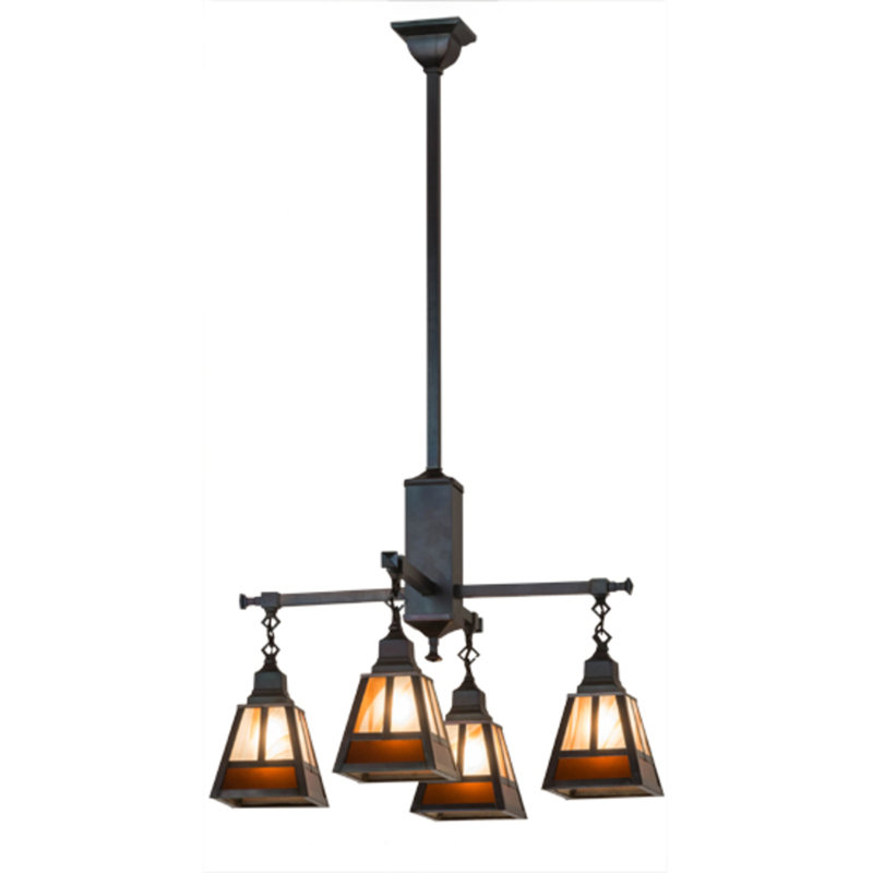 T" Mission" 4 - Light Chandelier