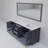 Jacques 72 in. W x 22 in. D Double Bath Vanity and 70 in. Mirror-66637741-90699651