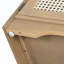 Banc à chaussures en bois avec coussin amovible-470586145