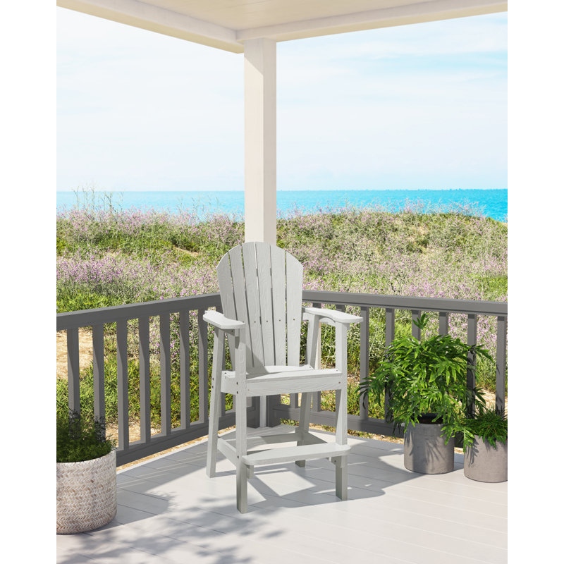 Tabouret de bar 27,17 po Orinda, Blanc