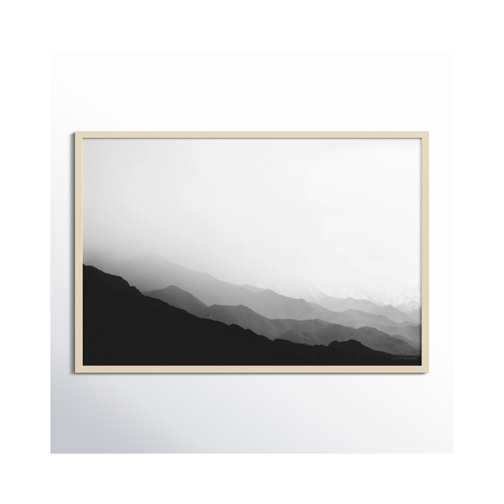 Virgin Mountains by Laura Marshall, Brown, 41" W x 28" H