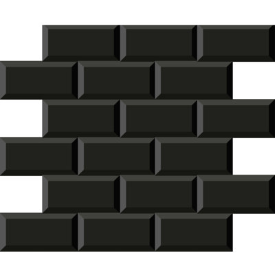 Herringbone 28.3 x 28.3 cm Beveled Porcelain Mosaic Tile in Blue