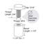 Pour ancrages muraux et vis pour PVC, verre et acrylique