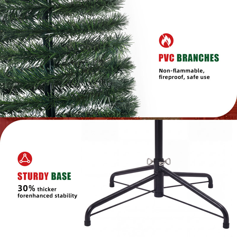 Décoration d'extérieur pour arbre de Noël, 8,9 pi