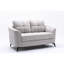 Ensemble de fauteuil Chair en velours gris