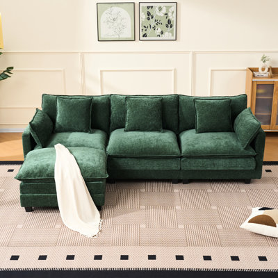 Vintage Dark For Apartment, Chenille Upholstery, Movable , Bench, Comfortable 3 - Seat With Storage Upholstered In Linen, Pillow Back, Heavy Duty Rating