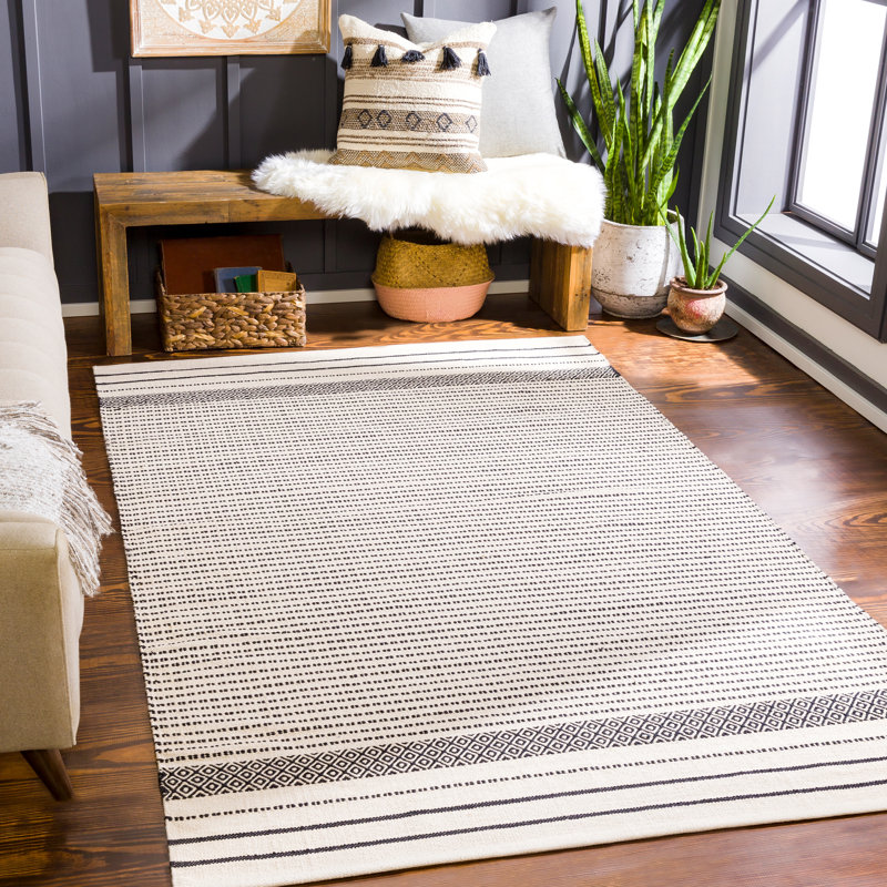 Courtdale Cotton Striped Indoor Rug, Runner 2'6" x 8'