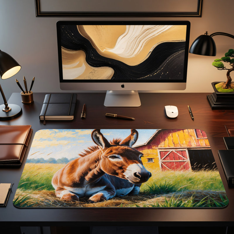 Polyester Desk Pad, 31.5x15.5