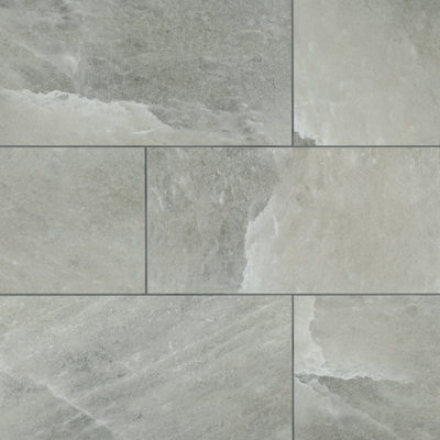 Rock Crystal 16" x 32" Porcelain Stone Look Floor Use Tile