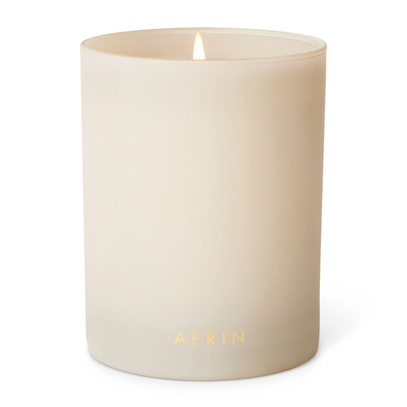 Uzes Scented Jar Candle with Glass Holder