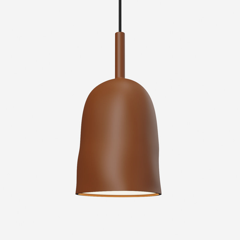 Vessel Pendant Light, 18" H x 14.5" W x 9" D, Sedona, Black