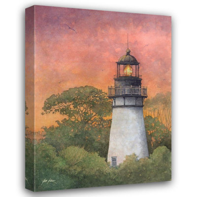 «Lark Manor ™ Rizzo», art sur toile tendue à la galerie Gene: phare de l'île Amelia, 2