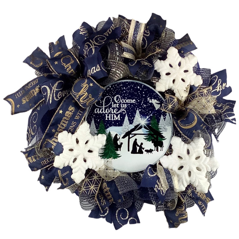 Handcrafted Faux 18'' Wreath